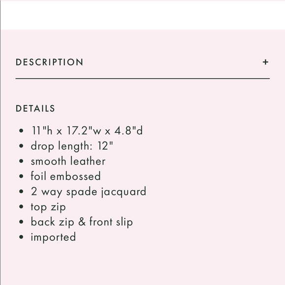 **LAST ONE**Kate Spade Leather Tote♥️♣️♥️♣️ - Picture 6 of 8